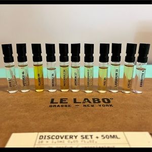 Le labo perfume samples (11 scents - see list below)